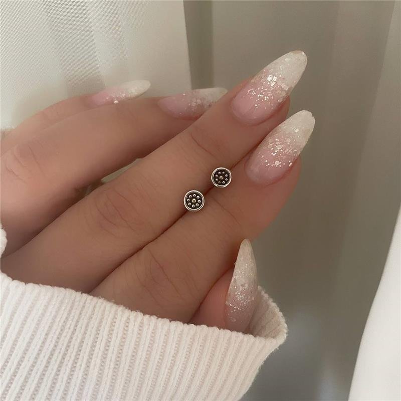 BRINCO PRATA 925 REDONDO BOLINHAS