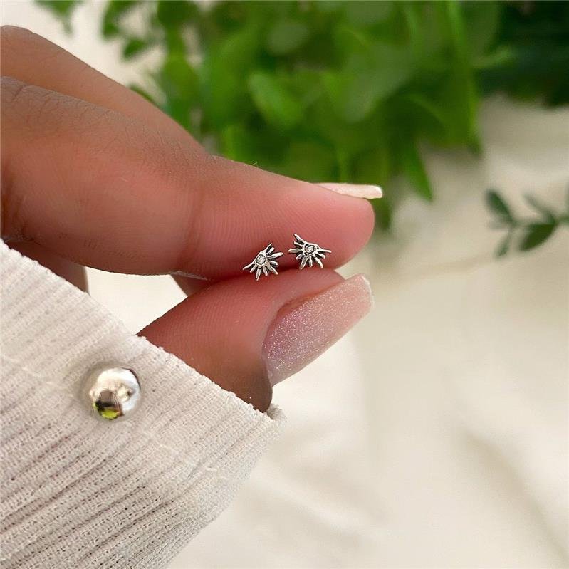 BRINCO PRATA 925 SOL COM PEDRA