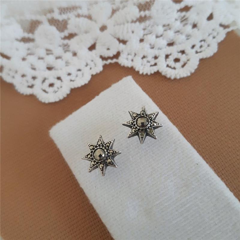 BRINCO PRATA 925 SOL COM PEDRAS