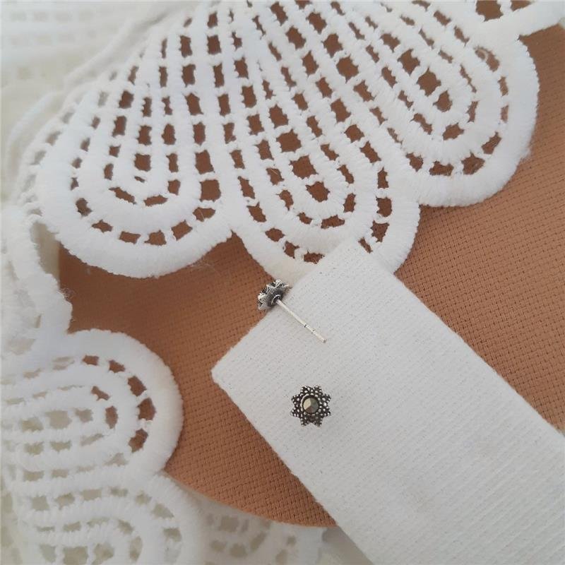 BRINCO PRATA 925 SOLZINHO COM PEDRA