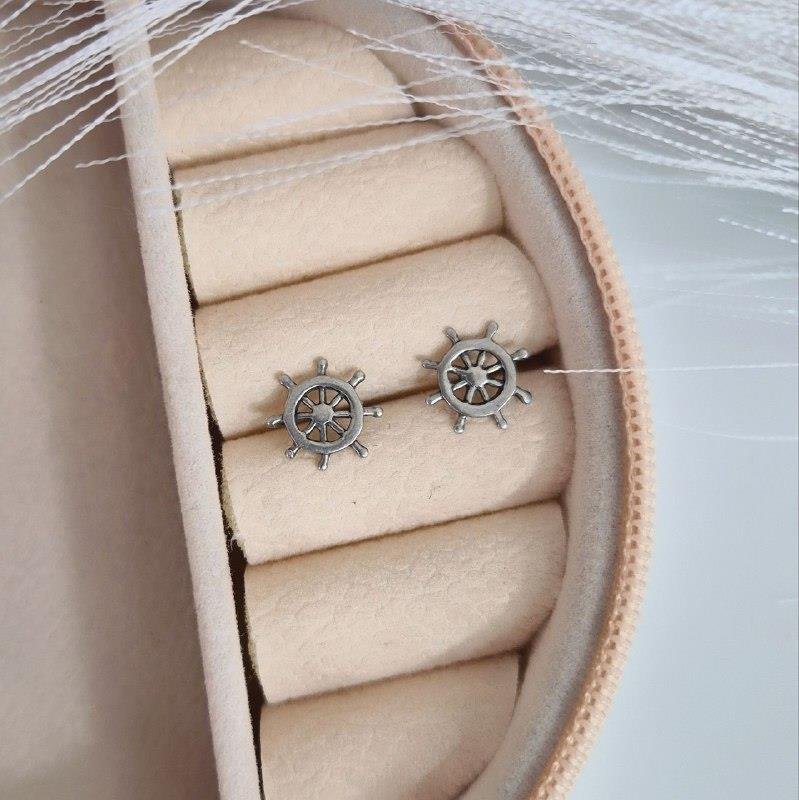 BRINCO PRATA 925 TIMÃO DE NAVIO