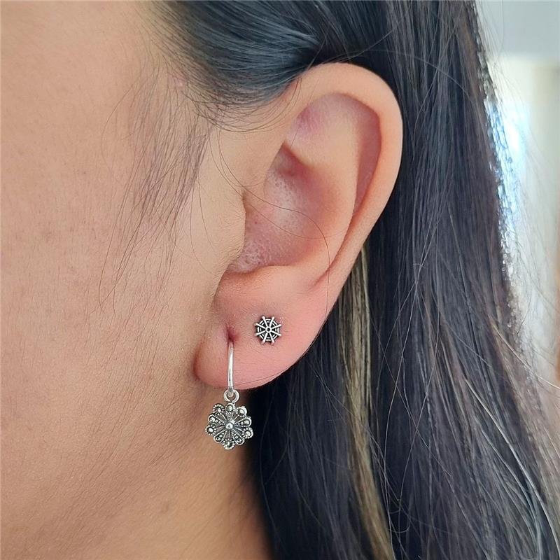 BRINCO PRATA 925 TIMÃO RODA DO LEME