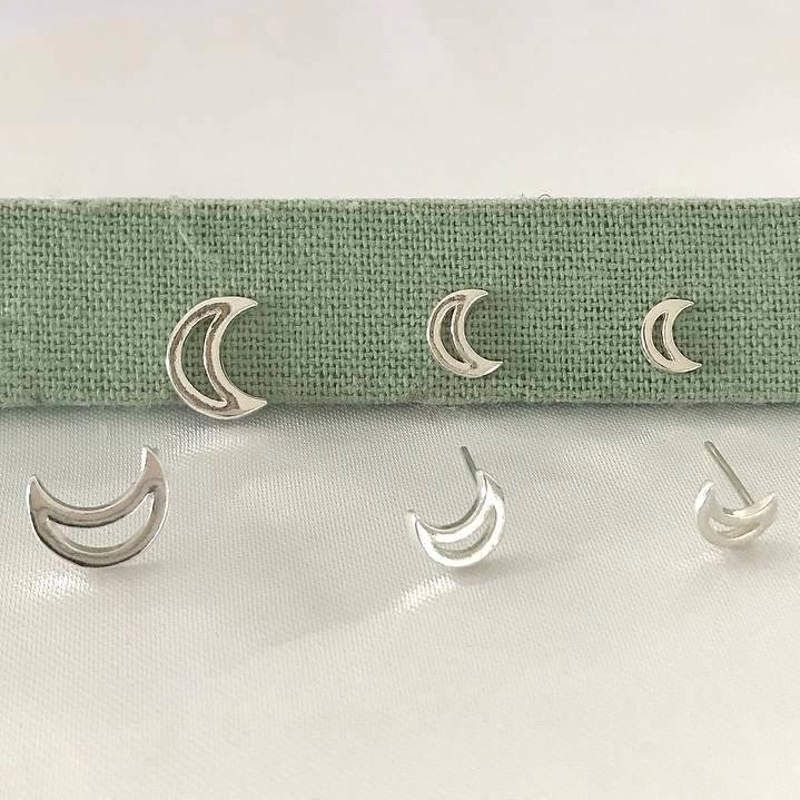 BRINCO PRATA 925 TRIO DE LUA