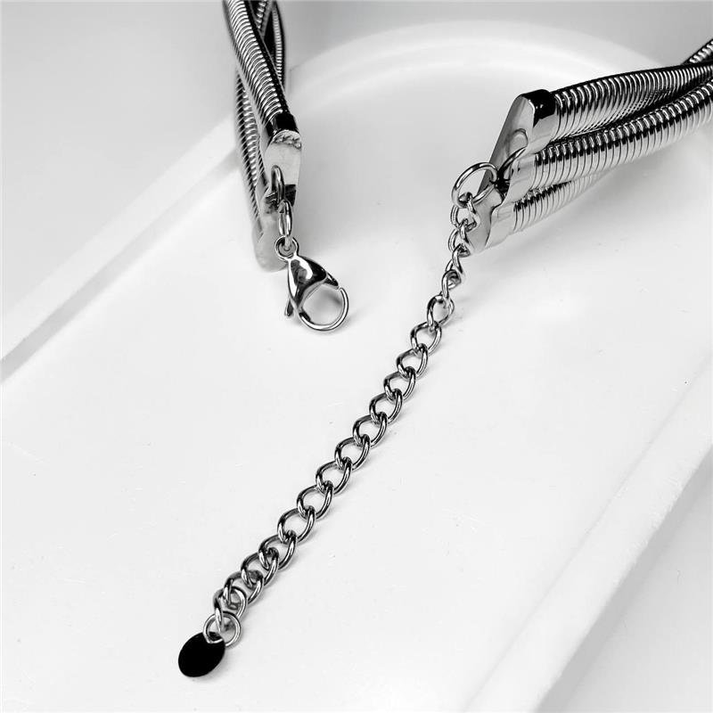 COLAR AÇO INOX LACRAIA TRANÇADO