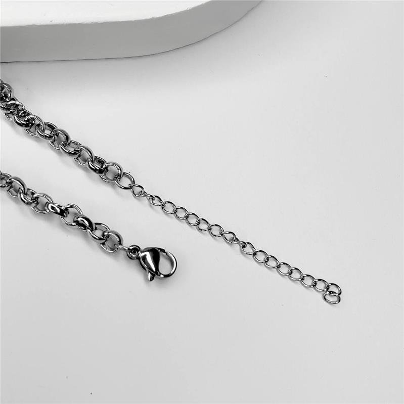 COLAR AÇO INOX PINGENTE LETRA