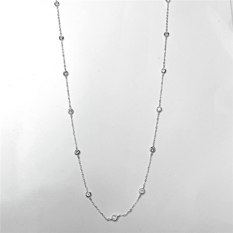 COLAR PRATA 925 13 PONTOS LUZ