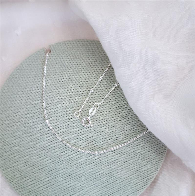 COLAR PRATA 925 BOLINHAS SEPARADAS