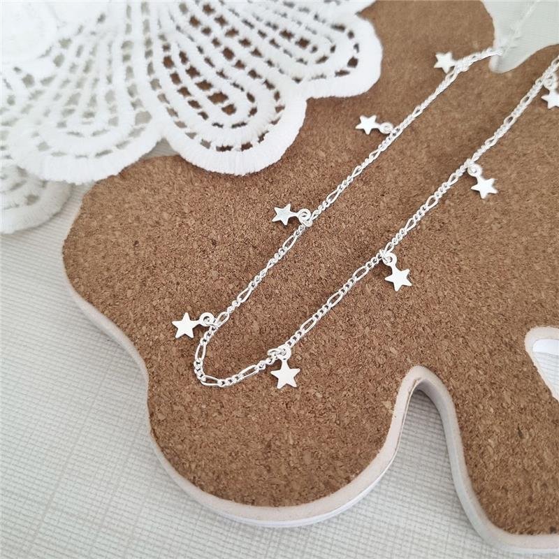 COLAR PRATA 925 CHOCKER ESTRELAS