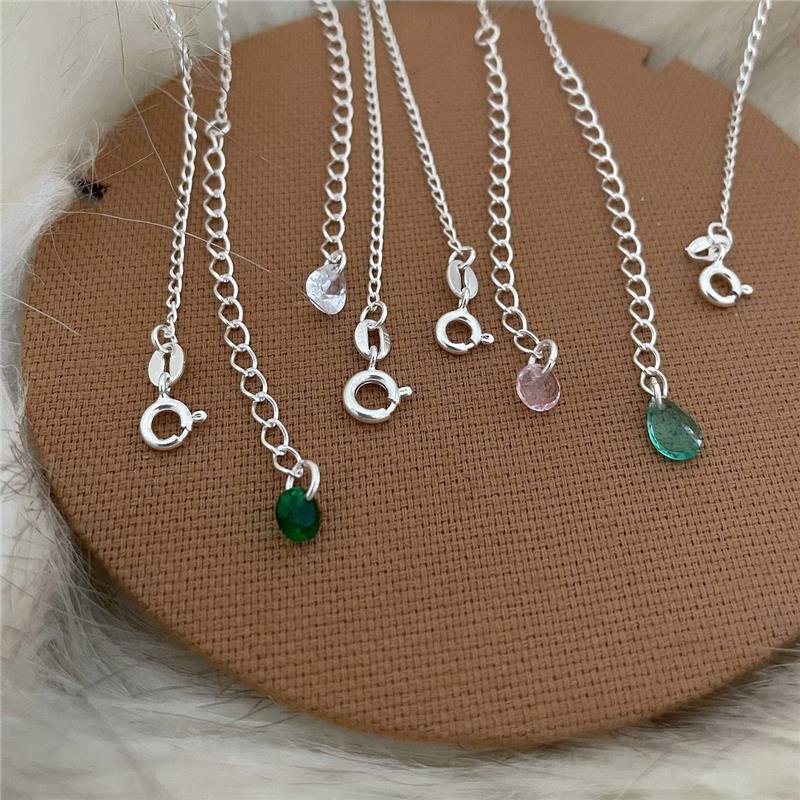 COLAR PRATA 925 CHOKER PEDRAS GOTA COLORIDA