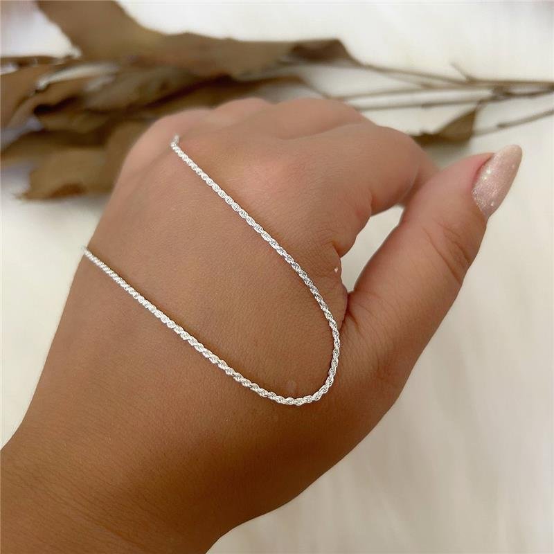 COLAR PRATA 925 COLAR BAIANO 40 CM