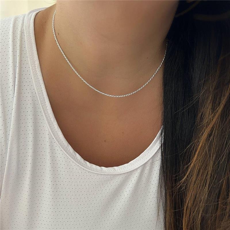 COLAR PRATA 925 COLAR BAIANO 40 CM