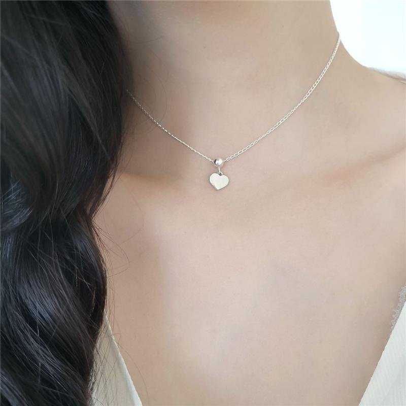 COLAR PRATA 925 CORAÇÃO LISO