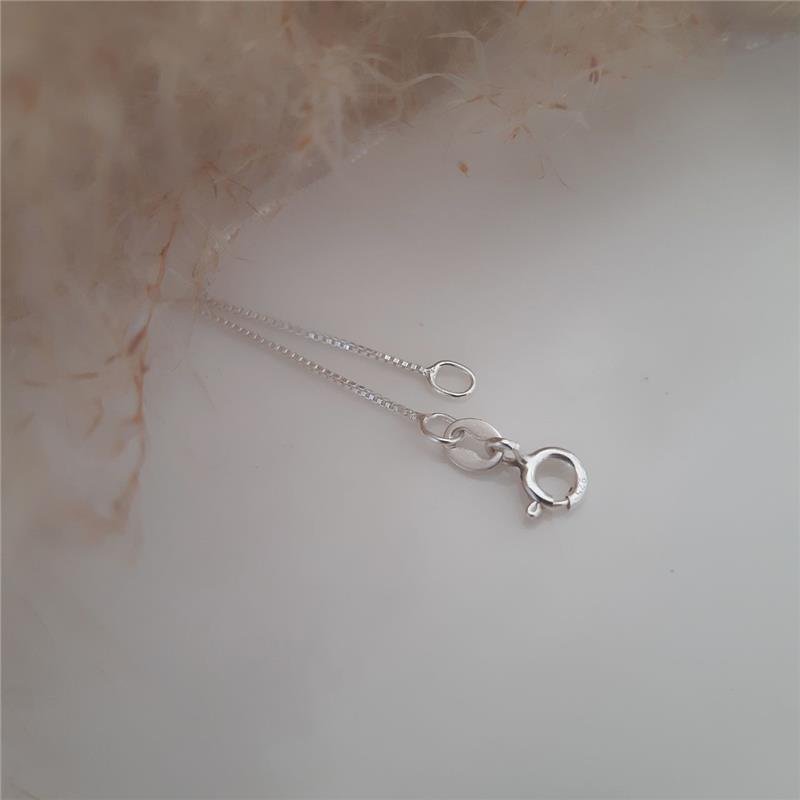 COLAR PRATA 925 CORAÇÃO PEDRA