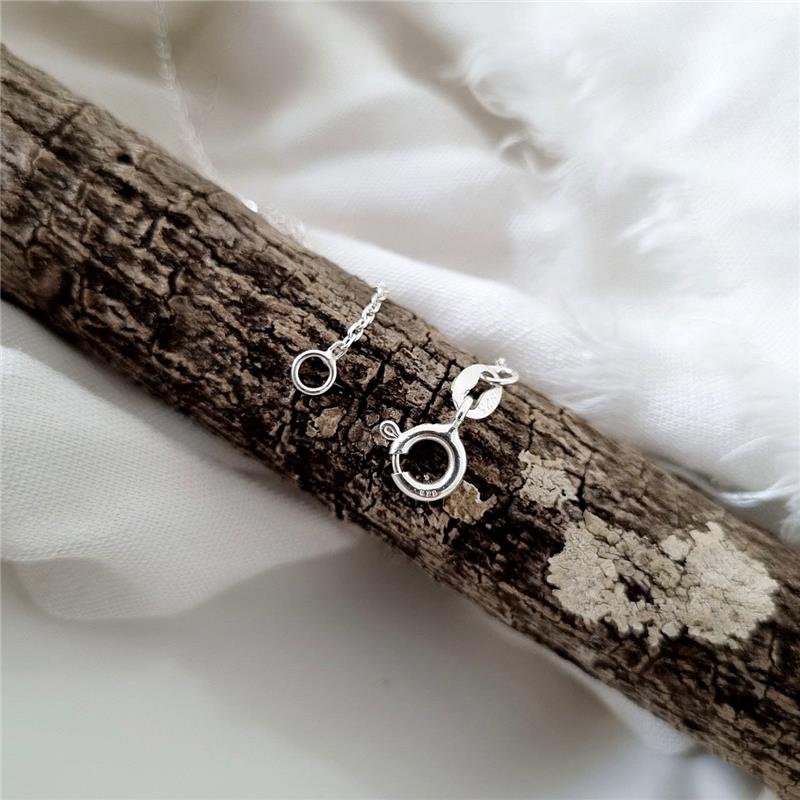 COLAR PRATA 925 CORAÇÃO PEDRAS COLORIDAS