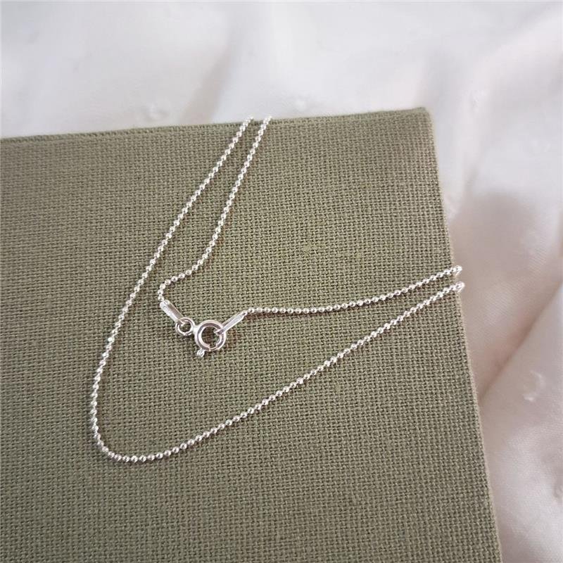 COLAR PRATA 925 FINA BOLINHAS