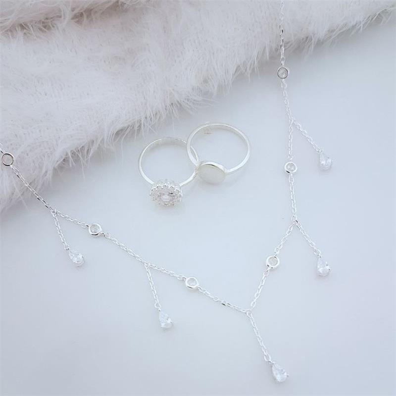 COLAR PRATA 925 GARGANTILHA GOTAS