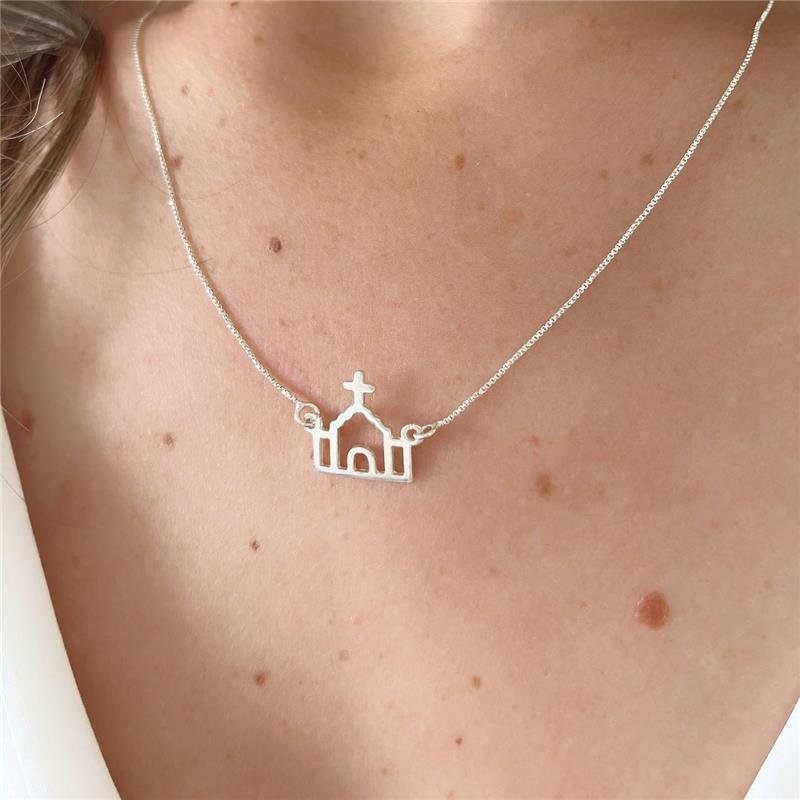 COLAR PRATA 925 IGREJA