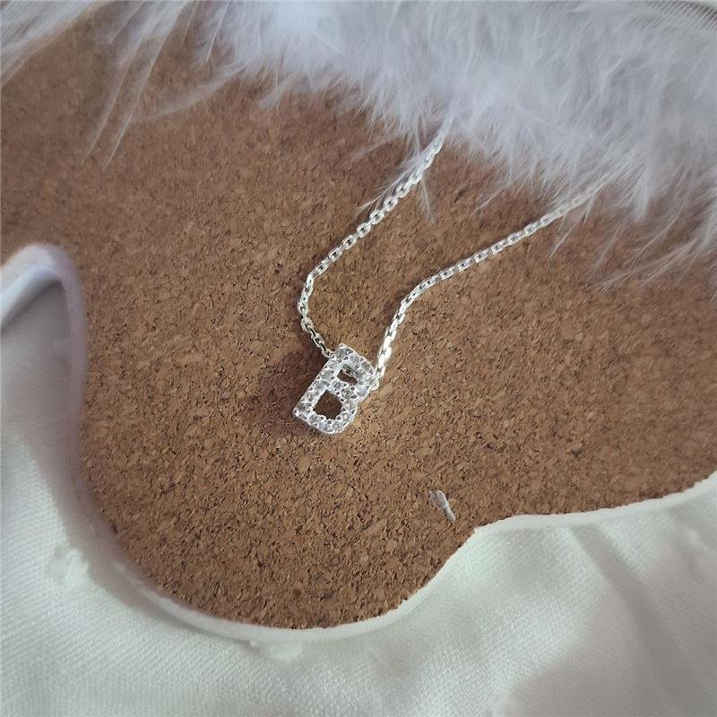 COLAR PRATA 925 LETRAS ALFABETO