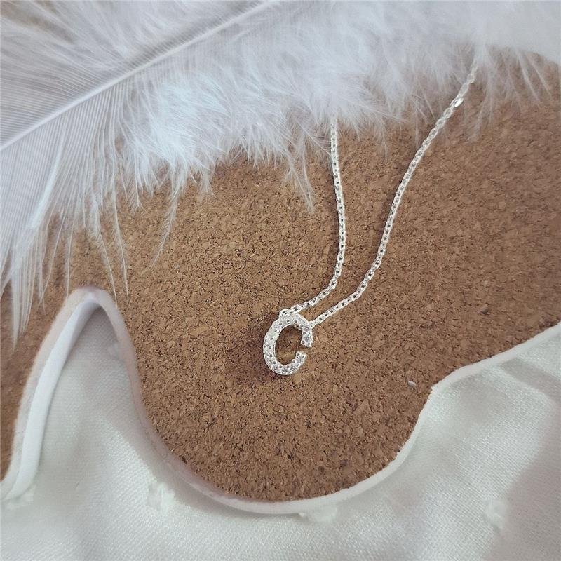 COLAR PRATA 925 LETRAS ALFABETO