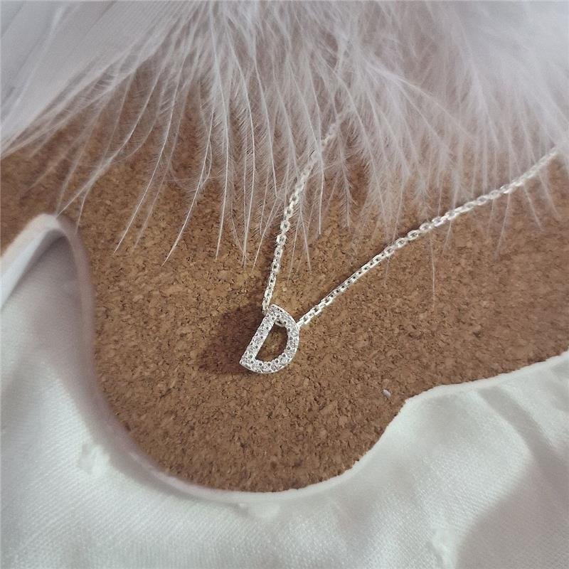 COLAR PRATA 925 LETRAS ALFABETO