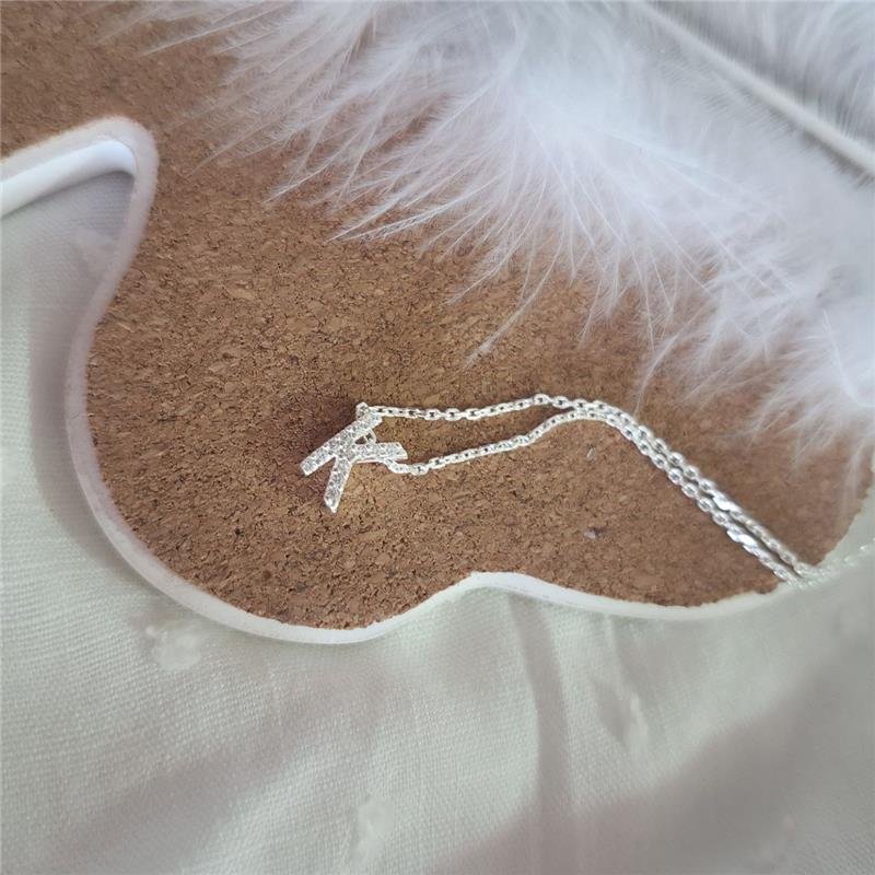 COLAR PRATA 925 LETRAS ALFABETO