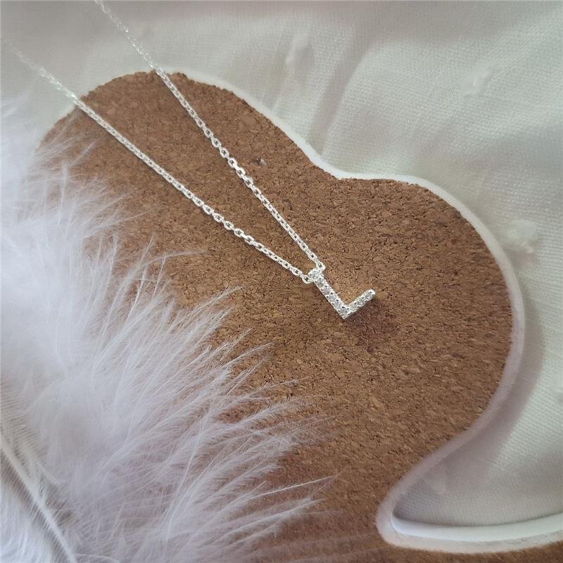 COLAR PRATA 925 LETRAS ALFABETO