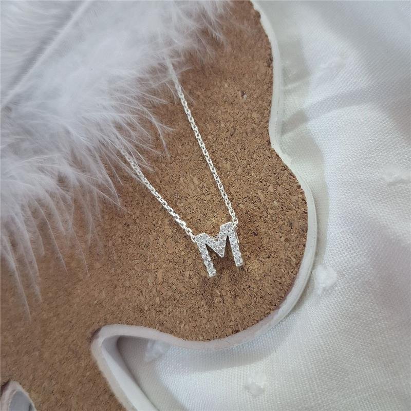 COLAR PRATA 925 LETRAS ALFABETO