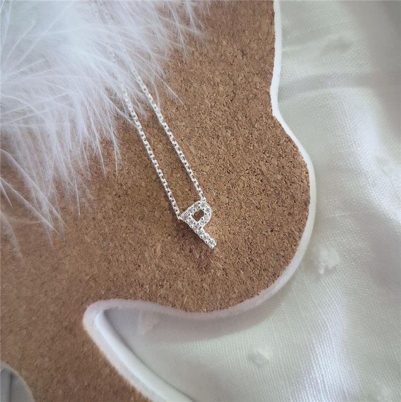 COLAR PRATA 925 LETRAS ALFABETO