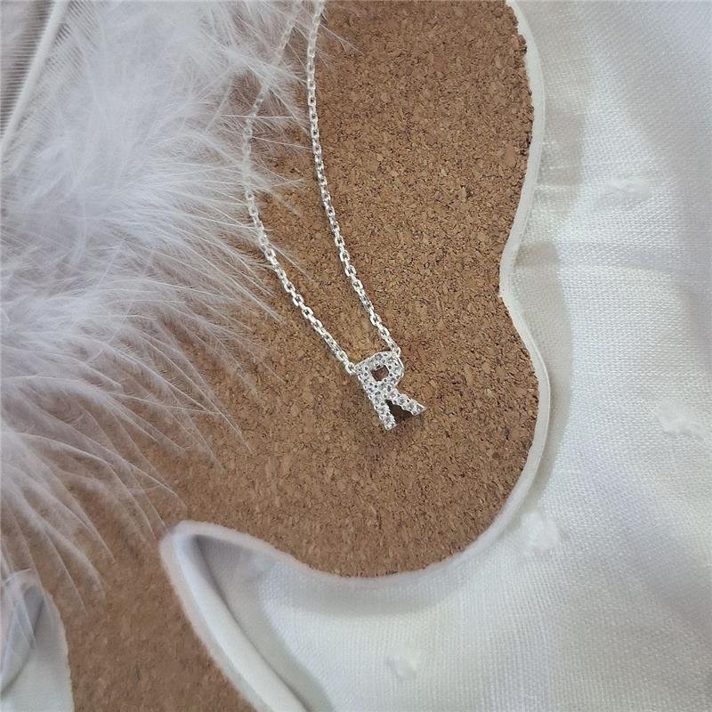 COLAR PRATA 925 LETRAS ALFABETO