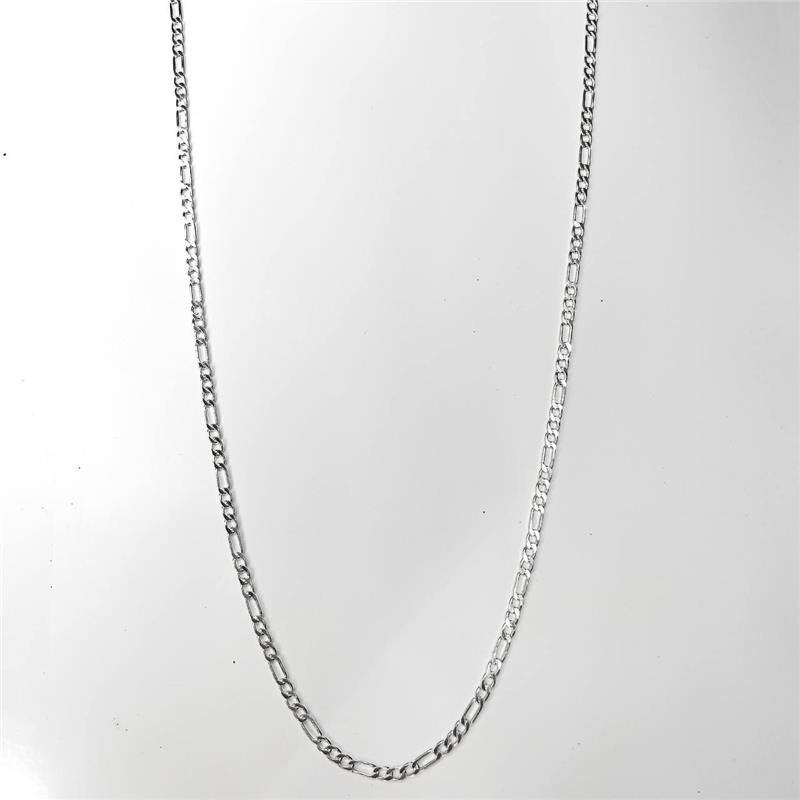 COLAR PRATA 925 MASCULINO FÍGARO 3X1