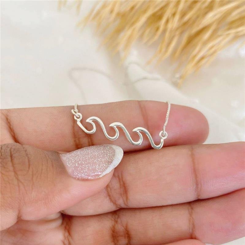 COLAR PRATA 925 ONDAS