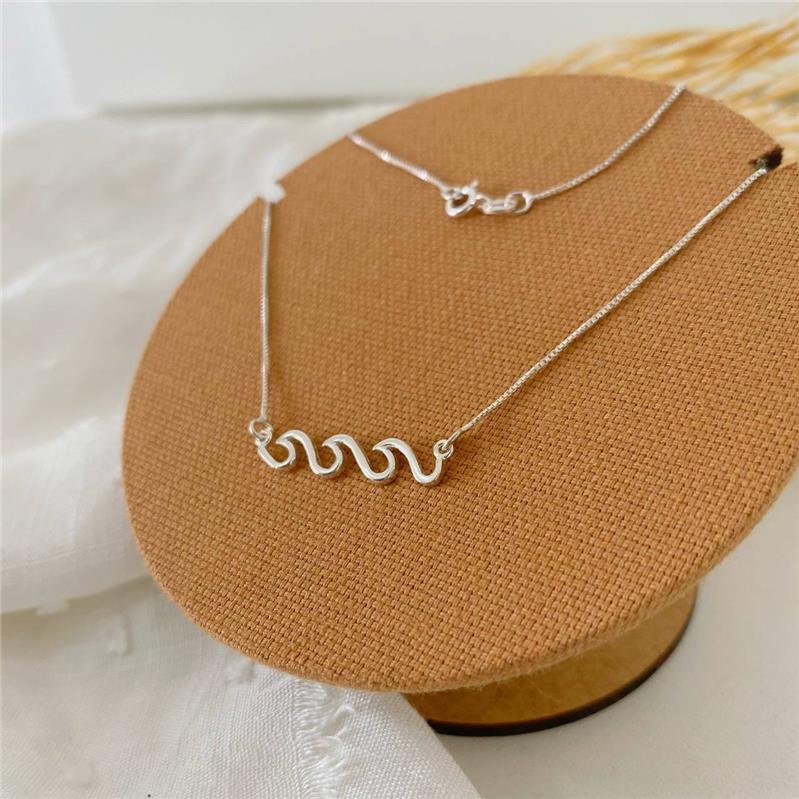 COLAR PRATA 925 ONDAS