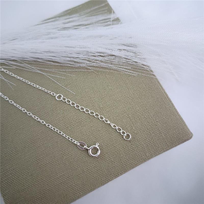 COLAR PRATA 925 PINGENTE CORAÇÃO ZIRCÔNIA VERDE