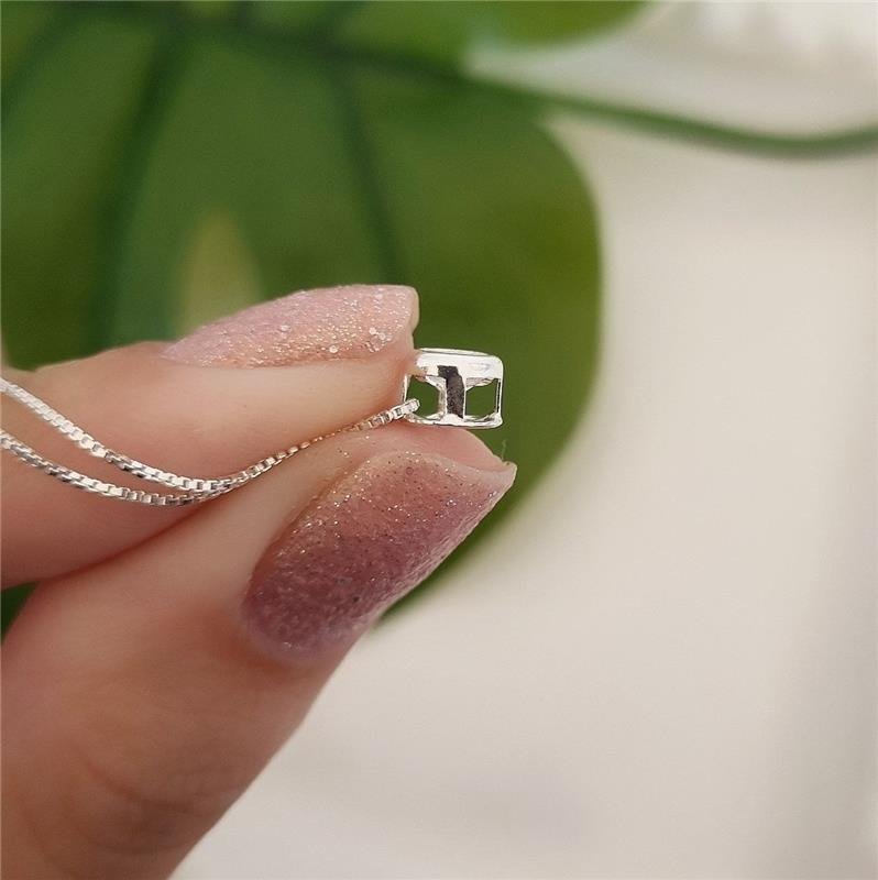 COLAR PRATA 925 PONTO LUZ