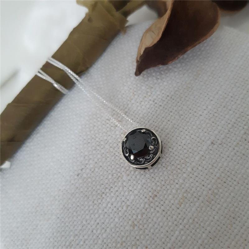 COLAR PRATA 925 PONTO LUZ GRANDE TRABALHADO