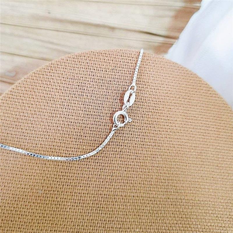 COLAR PRATA 925 PONTO LUZ REDONDO 7MM CAIXA INGLESA CORES