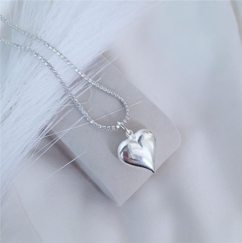 COLAR PRATA 925 RIVIERA 40 CM ZIRCÔNIAS