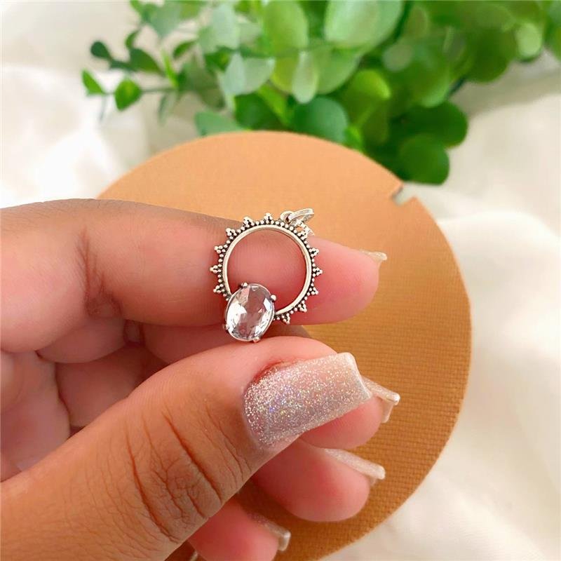 COLAR PRATA 925 SOL COM PONTO LUZ