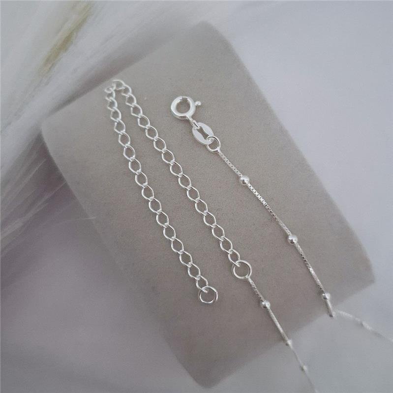 COLAR PRATA 925 VENEZIANA BOLINHAS PINGENTE DIVERSOS