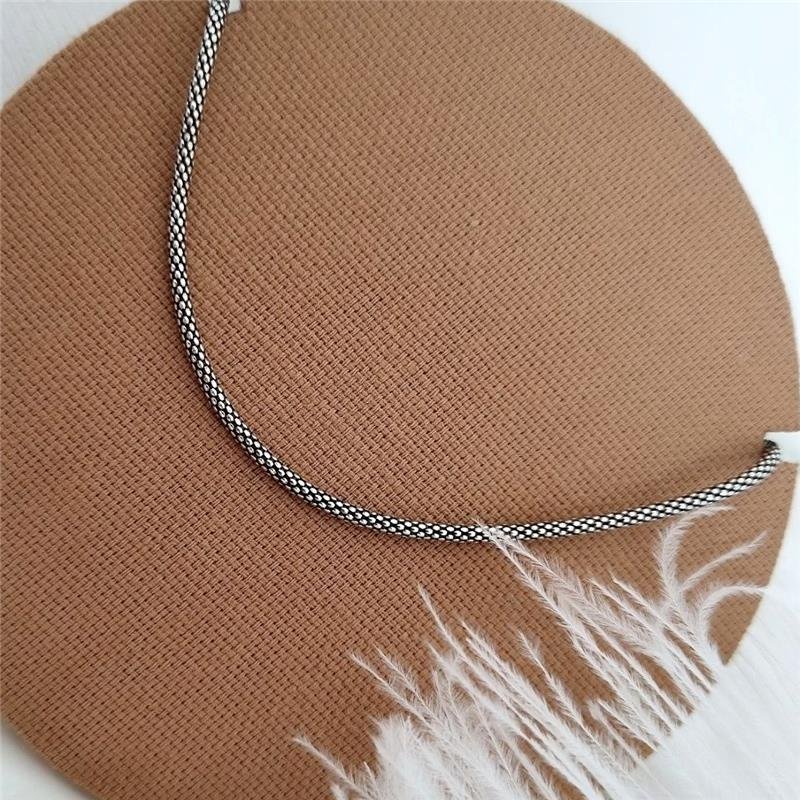 CORRENTE PRATA 925 PIPOCA 2MM 50CM