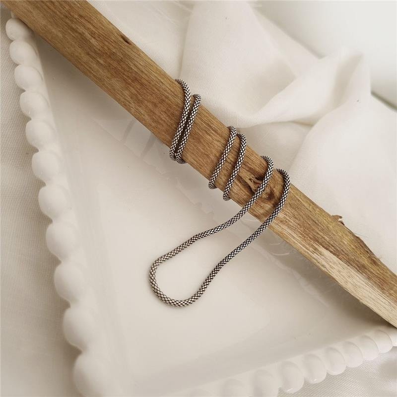 CORRENTE PRATA 925 PIPOCA 2MM 50CM