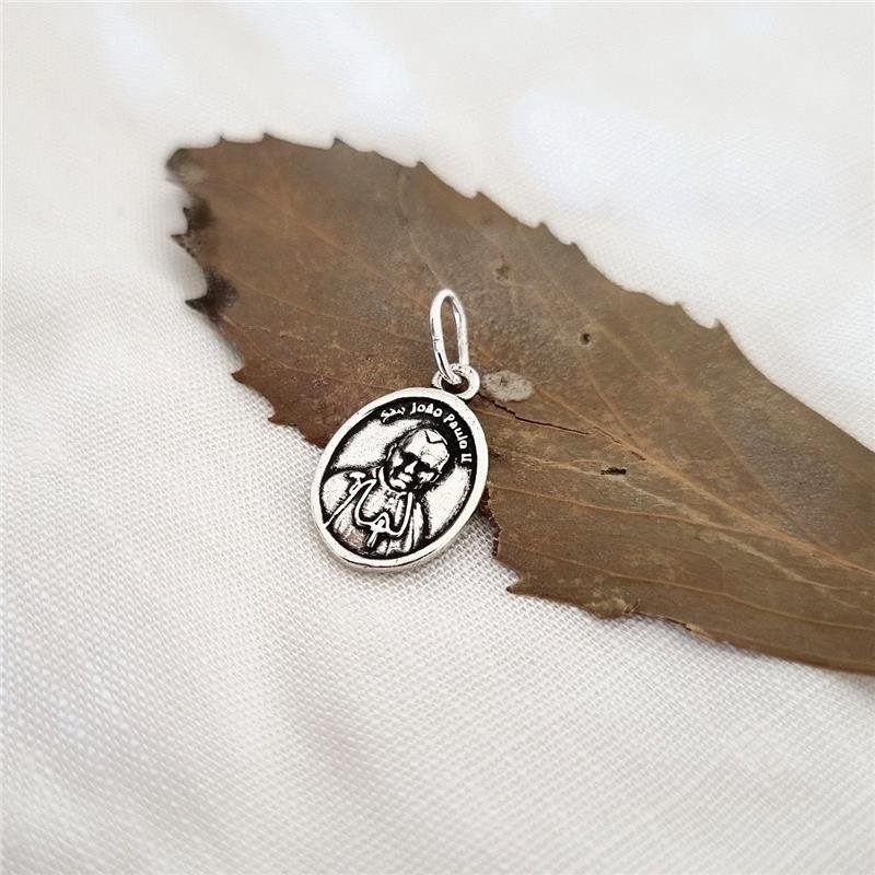 MEDALHA PRATA 925 SÃO JOÃO PAULO II P