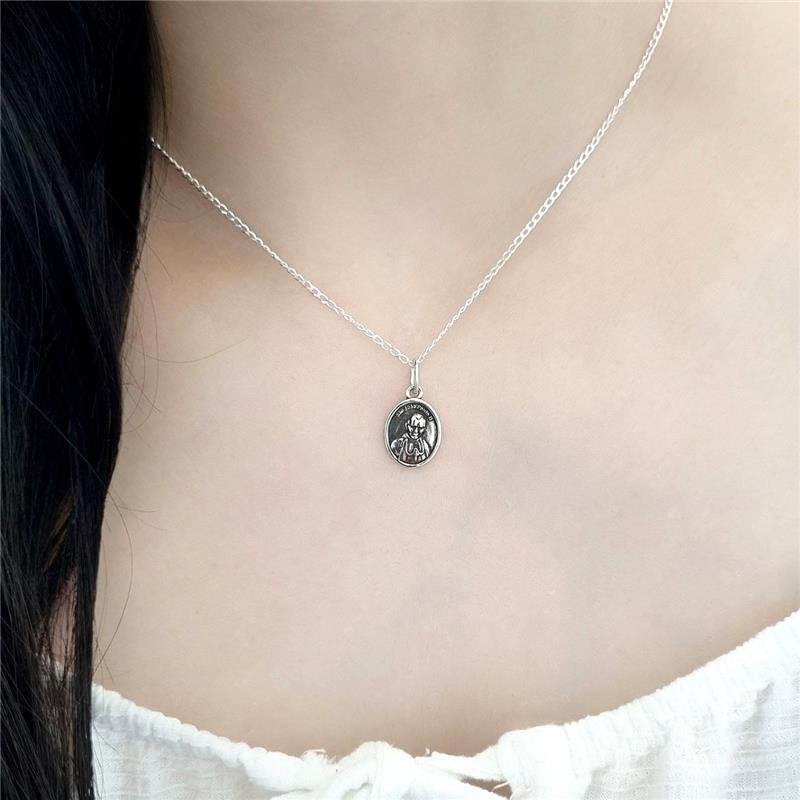 MEDALHA PRATA 925 SÃO JOÃO PAULO II P