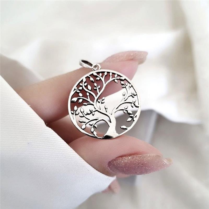 PINGENTE PRATA 925 ÁRVORE DA VIDA GRANDE