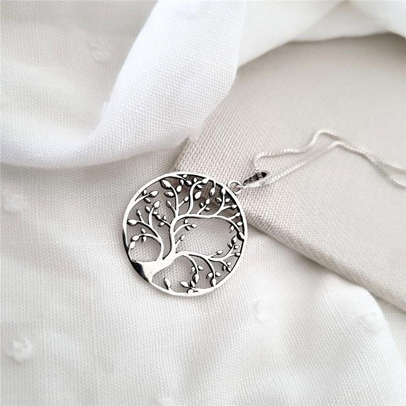 PINGENTE PRATA 925 ÁRVORE DA VIDA GRANDE
