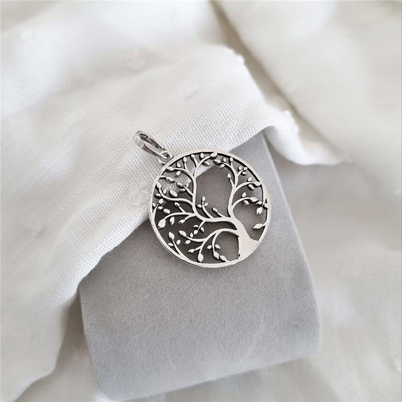 PINGENTE PRATA 925 ÁRVORE DA VIDA GRANDE