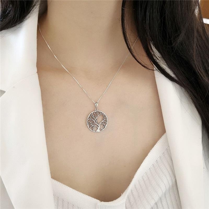 PINGENTE PRATA 925 ÁRVORE DA VIDA GRANDE