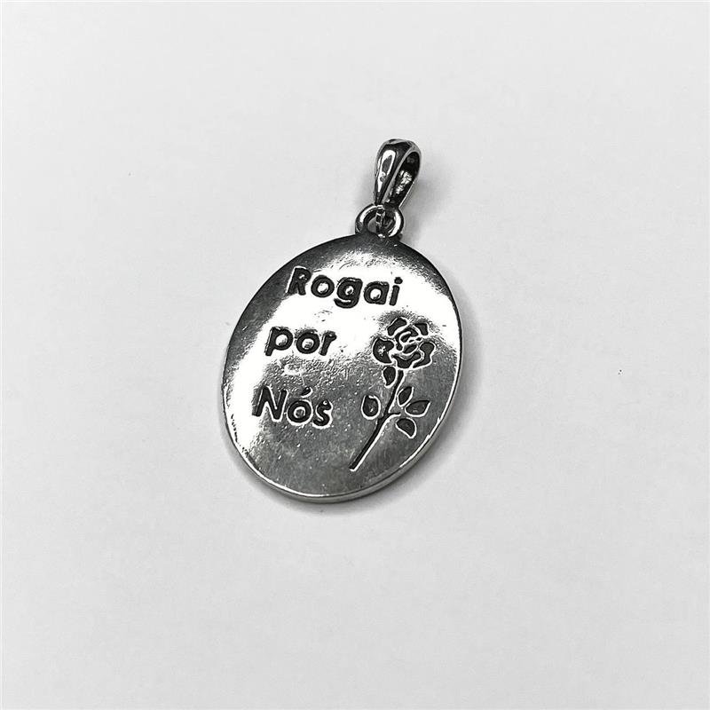 PINGENTE PRATA 925 MEDALHA BALI SÃO JOSÉ