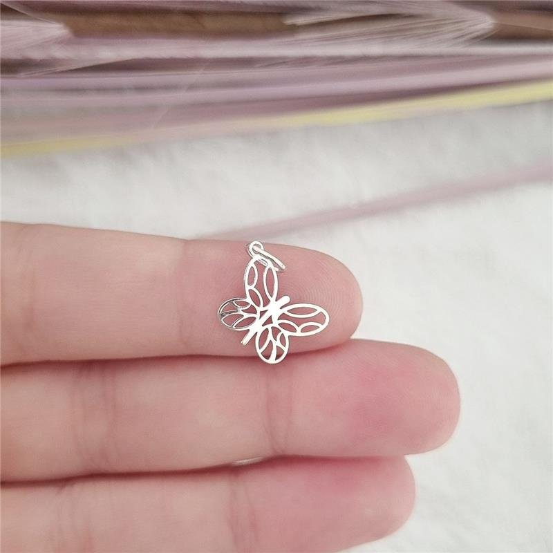 PINGENTE PRATA 925 BORBOLETA TRABALHADA