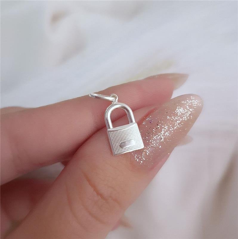 PINGENTE PRATA 925 CADEADO FECHADO CONSAGRAÇÃO